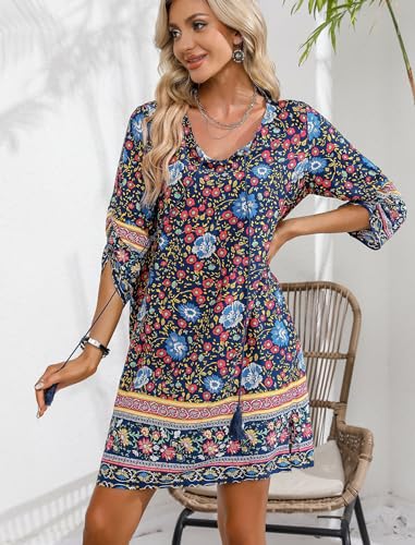 Image of Hotouch Sexy Chiffon Bikini Swimsuit Cover Up Adjustable Spaghetti Strap Beach Dress Beachwear