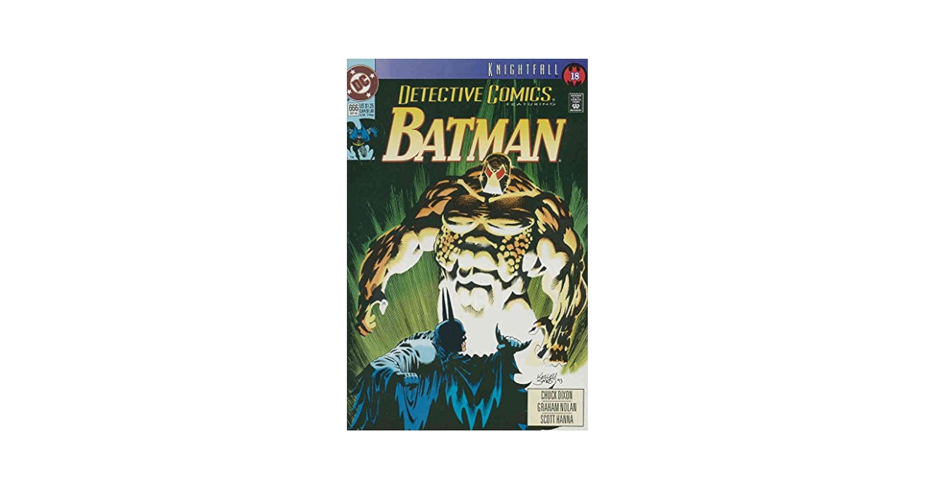 Amazon.com: Detective Comics #666 VF ; DC comic book