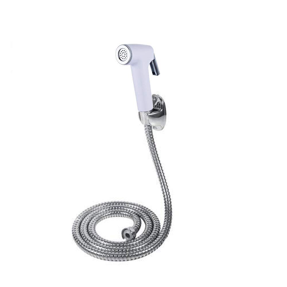 Stainless Steel Portable Spray Kit-Bidet Sprayer Set Bidet Toilet Partner Universal Flusher Spray Gun Set-B