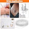 Wanmu 19.6ft Stainless Steel Silver Chain for Jewelry Making, 1.5M Silver Link Chains Roll with 20 Lobster Clasps & 60 Jump Rings, Necklace Making Kit for Men Women Charm Bracelet Craft DIY #4
