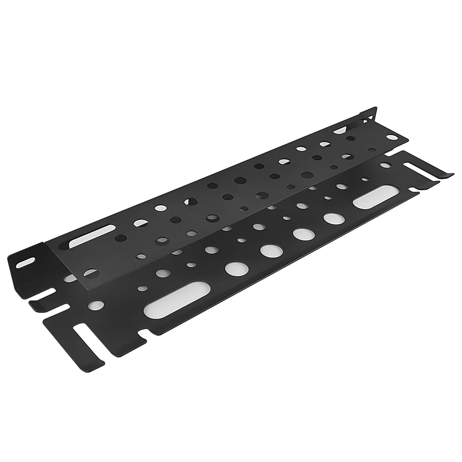 Montado en Pared Organizador Herramientas, Estanterias de Pared de Acero Inoxidable, Soporte Herramientas Pared, Organizador de Herramientas para Destornilladores, Alicates, Tijeras, Llaves (Negro)