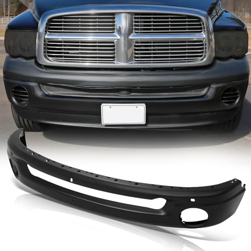 Auto Dynasty Front Bumper Face Bar Compatible with 2002-2008 Dodge Ram 1500 2500 3500, CH1002377, Paint to Match Black