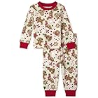 The Children's Place baby girls Family Matching Christmas Holiday Sets, Snug Fit 100% Cotton, Adult, Big Kid, Toddler, Pajama Set, Vanilla Gingerbread, 18-24 Months US