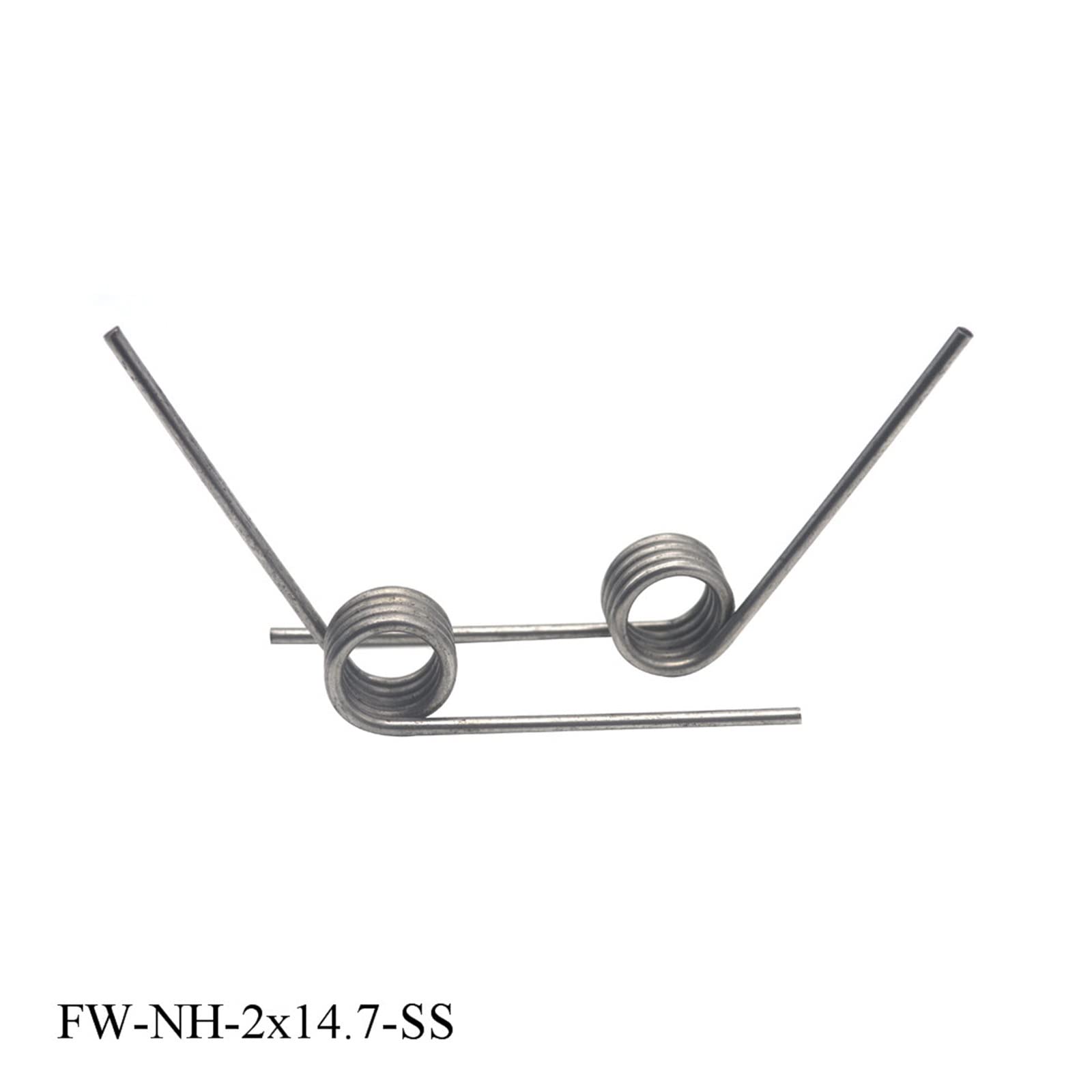 5-50 pièces/lot 2 mm de diamètre de fil ressort de torsion 120 degrés 40 mm de long (taille : FW-NH-2X14.7-SS, couleur : 20 pièces)