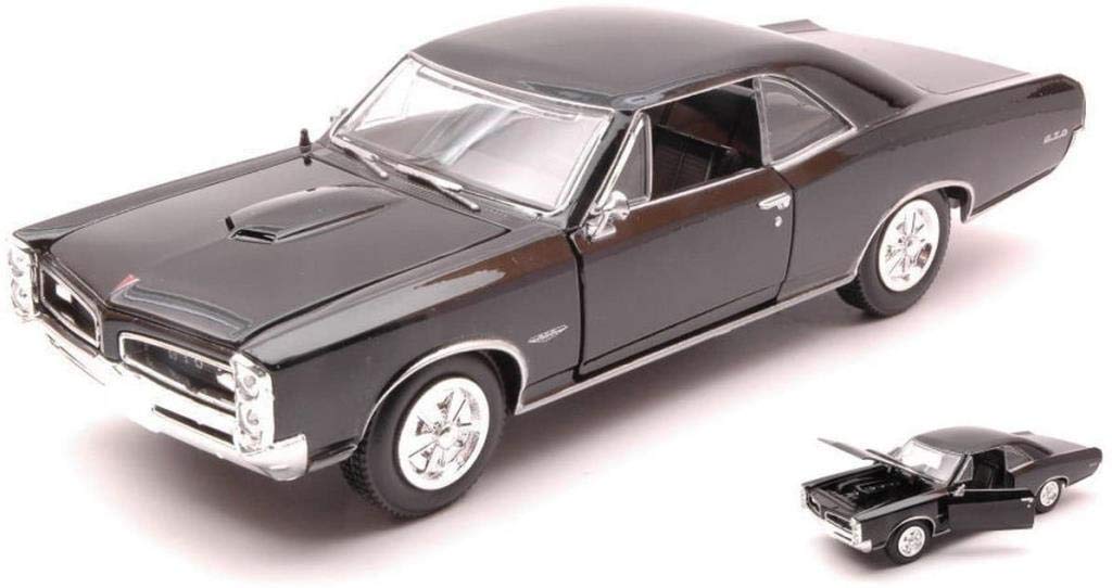 Amazon | NEW RAY NY71883PB PONTIAC GTO 1966 BLACK 1:24 MODELLINO