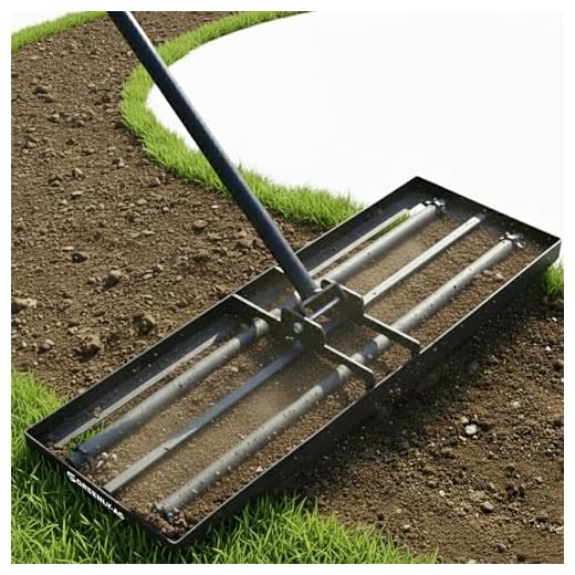 What does a lawn roller do G GREENLY-AG Lawn Leveling Rake Tool