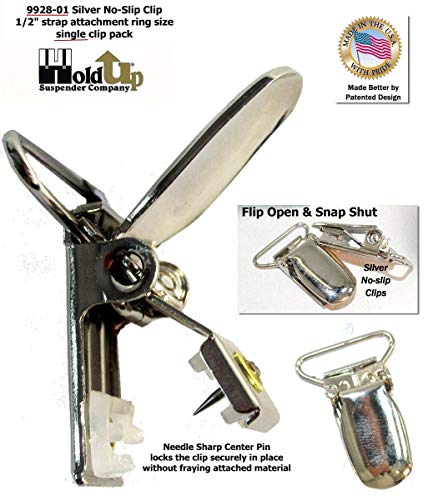 Image of Holdup Silver No-Slip replacement patented finger clips