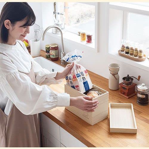 Amazon.co.jp: 1斤?2斤用 桐 食パンケース ブレッドケース パンケース