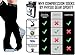 Physix Gear Compression Socks - Best Men & Womens Compression Socks for Circulation, Running, Nurses, Athletic Use Sock Compression, Blood Pressure Socks, Calcetines de Compresion, Black/Grey, S/M