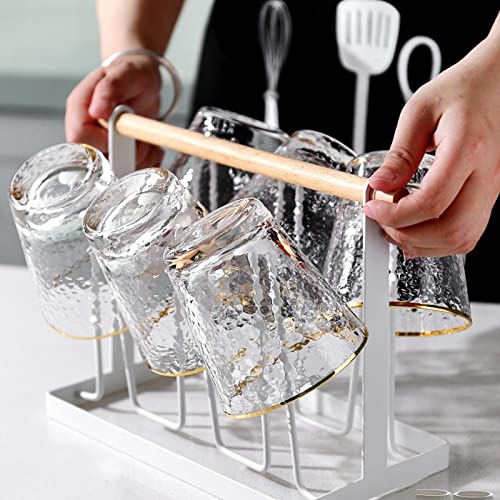 Vasos de whisky elegantes con acabado de cristal grueso 5