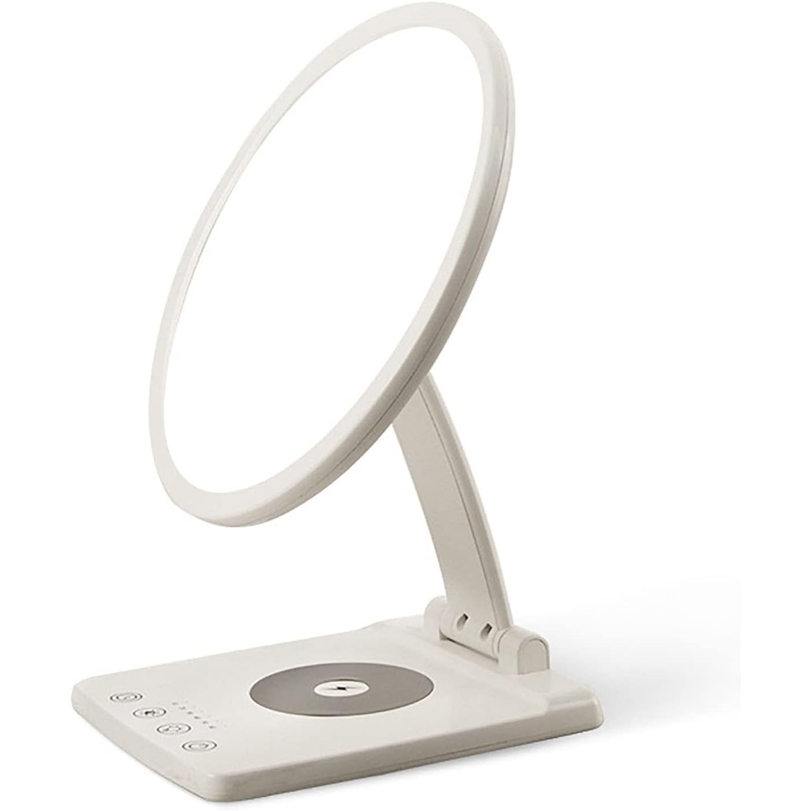 Lampade LED Happy Mood, Lampada Solare Per Terapia Della Luce Con Ricarica Wireless, Attenuazione Continua E Temporizzazione a 6 Velocità, Temperatura Di Colore 2700-5000K, Per Regalo Di Compleanno