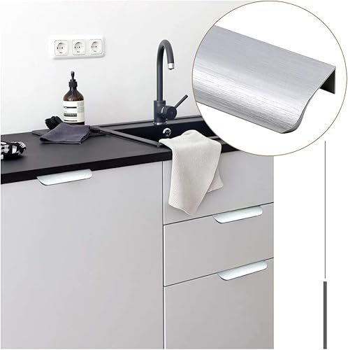 Miniatura 6 de goldenwarm - Tiradores de puerta para armarios de cocina, 5 pulgadas, color dorado,para gabinetes de cocina, 5 pulgadas de centro a centro