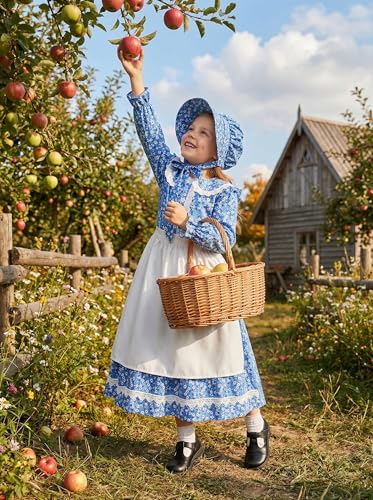 Disfraz Colonial Cuteshower para Niñas 10-12 Años miniatura 3