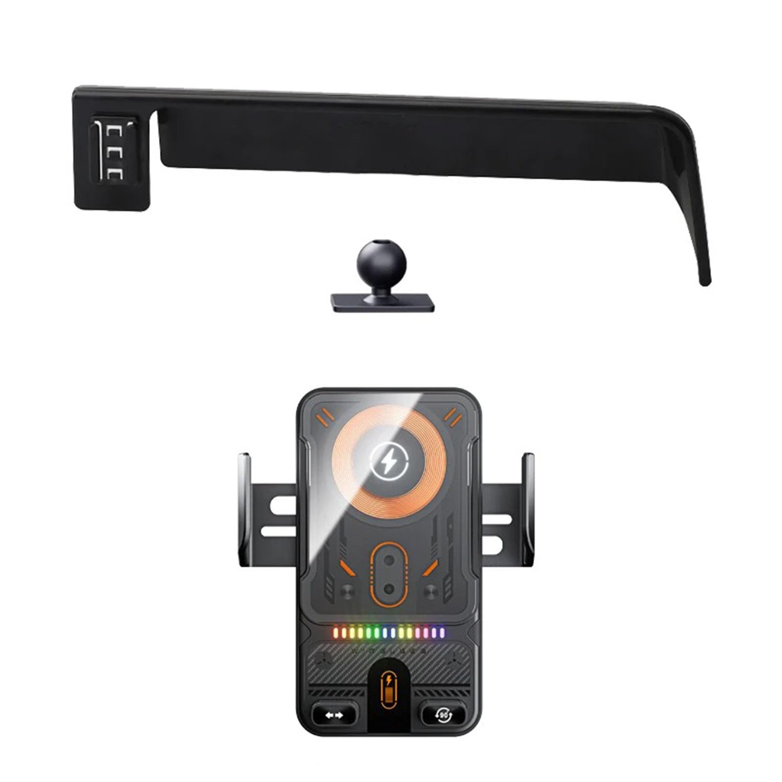MOGFLMAN Car Phone Holder for KIA Sonet 2024+, LHD Car Phone Holder