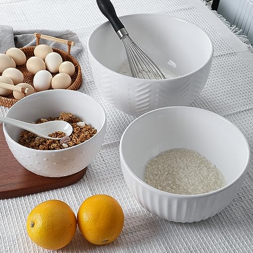 HAPPY-KIT-Bundle-Ceramic-Mixing-Bowls-Set12-INCH-3-Tier-Serving-Tray-Set