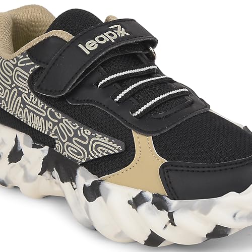 Image of Liberty Leap7x Denial-2 Sports Non Lacing Walking Shoes for Kids with EVA Sole | Suitable for Running and Jogging | Comfortable Outsole | Lightweight Durable and Cushioned Footbed