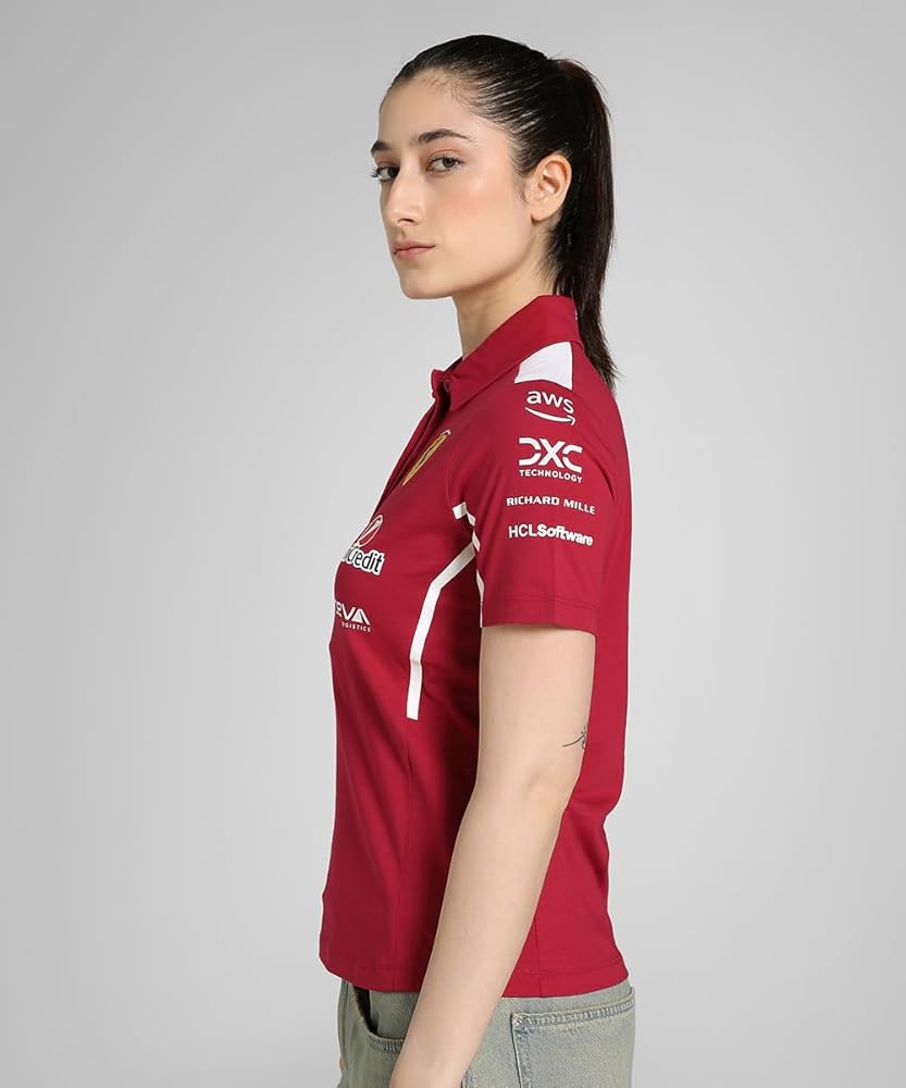 Amazon.com : PUMA Scuderia Ferrari F1 2025 Women's Team Polo - Red