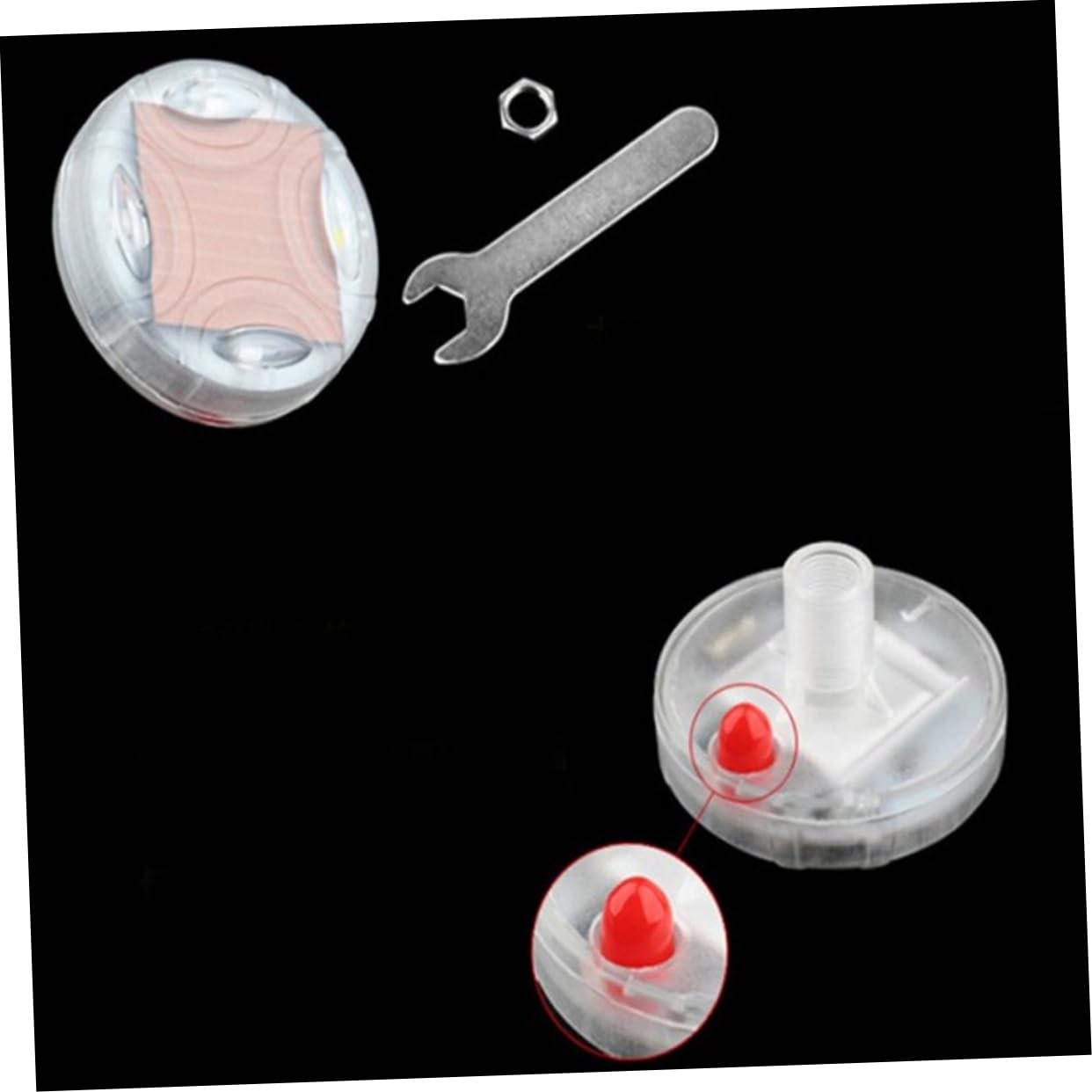 PRETYZOOM Car Solar Tire Lights Led Wheel Well Lights Waterproof No Maintenance 4 Colors 15 Flash Modes Lamp