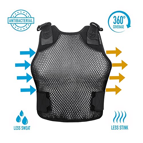 Adjustable Lightweight Ventilation Vest: Helps Increase Air Flow Under Tactical Gear Comfort (Large)3