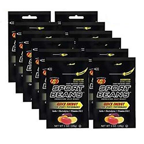 Jelly Belly Sport Beans [12-Pack] Assorted Sport Beans (Orange, Fruit Punch, Green Apple, Juicy Pear, Lemon Lime, Berry) Click For More Sizes #TOP3