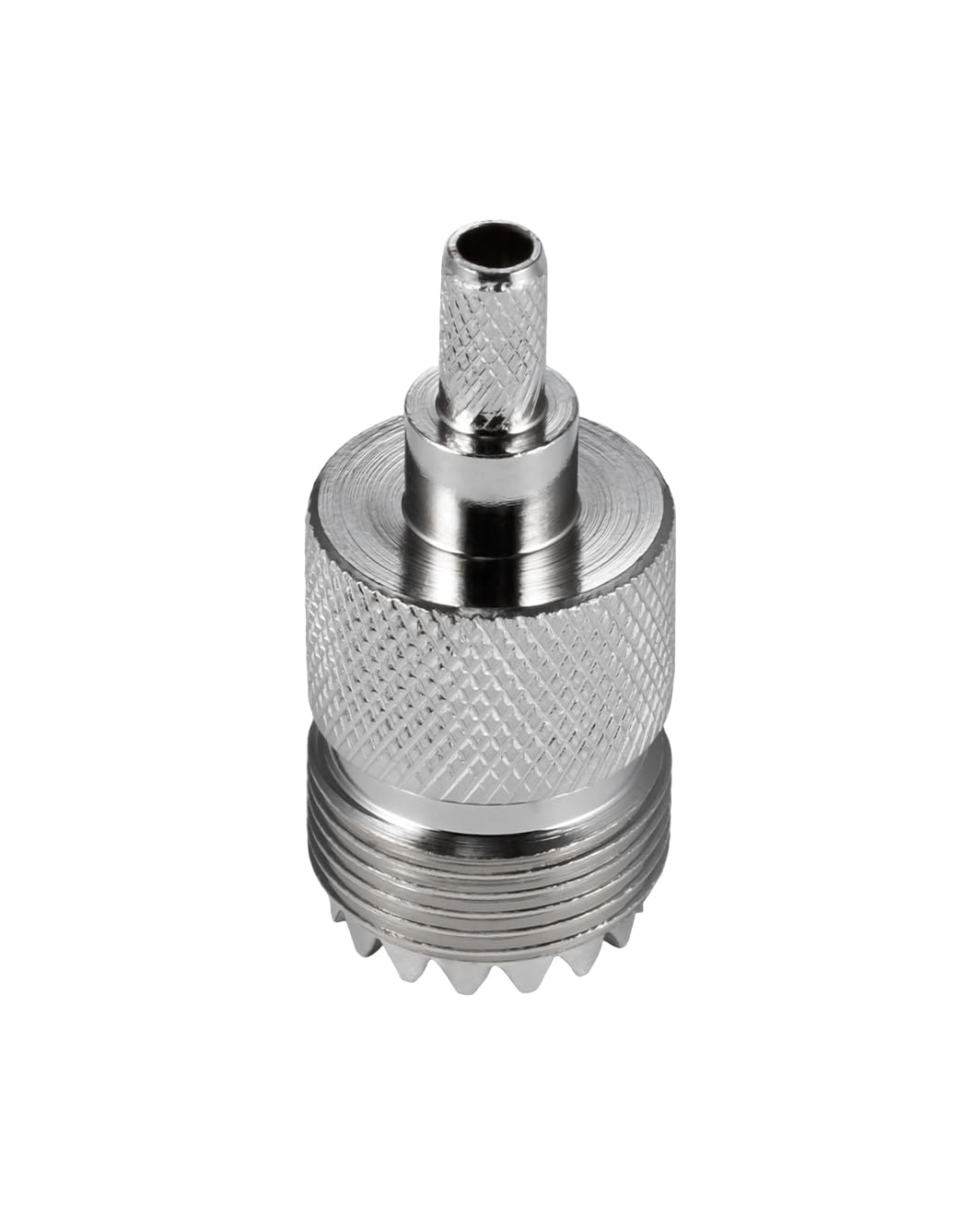 Vecys 5PCS SO-239 UHF Femmina Connettori 50 Ohm SO239 Femmina Jack Crimpare RF Connettore Coassiale Adattatore per RG58 VLMR195 RG142 RG400 Cavo Coassiale a Bassa Perdita Compatibile Radioamatoriali