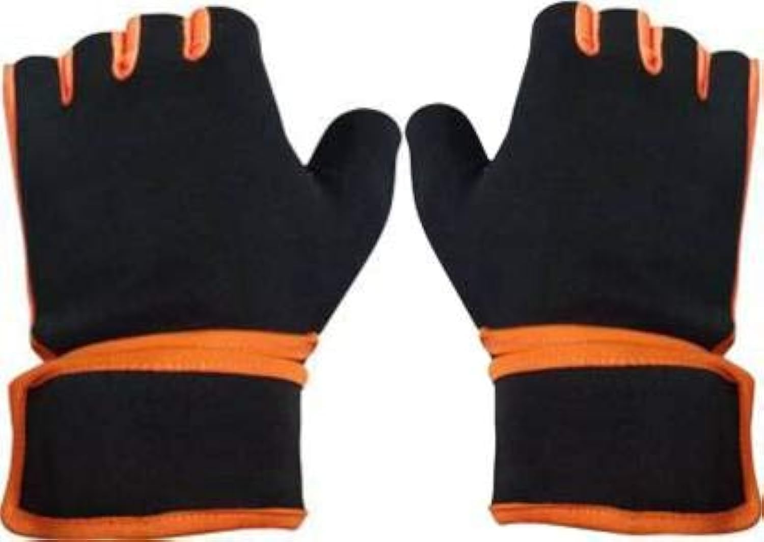 5 OCLOCK SPORTS Gym Gloves with Wrist Support Band for Weight Training Gym & Exercise_and_Fitness Gloves (Orange) - Spandex (B07ZV9KWNY) Amazon Price History, Amazon Price Tracker