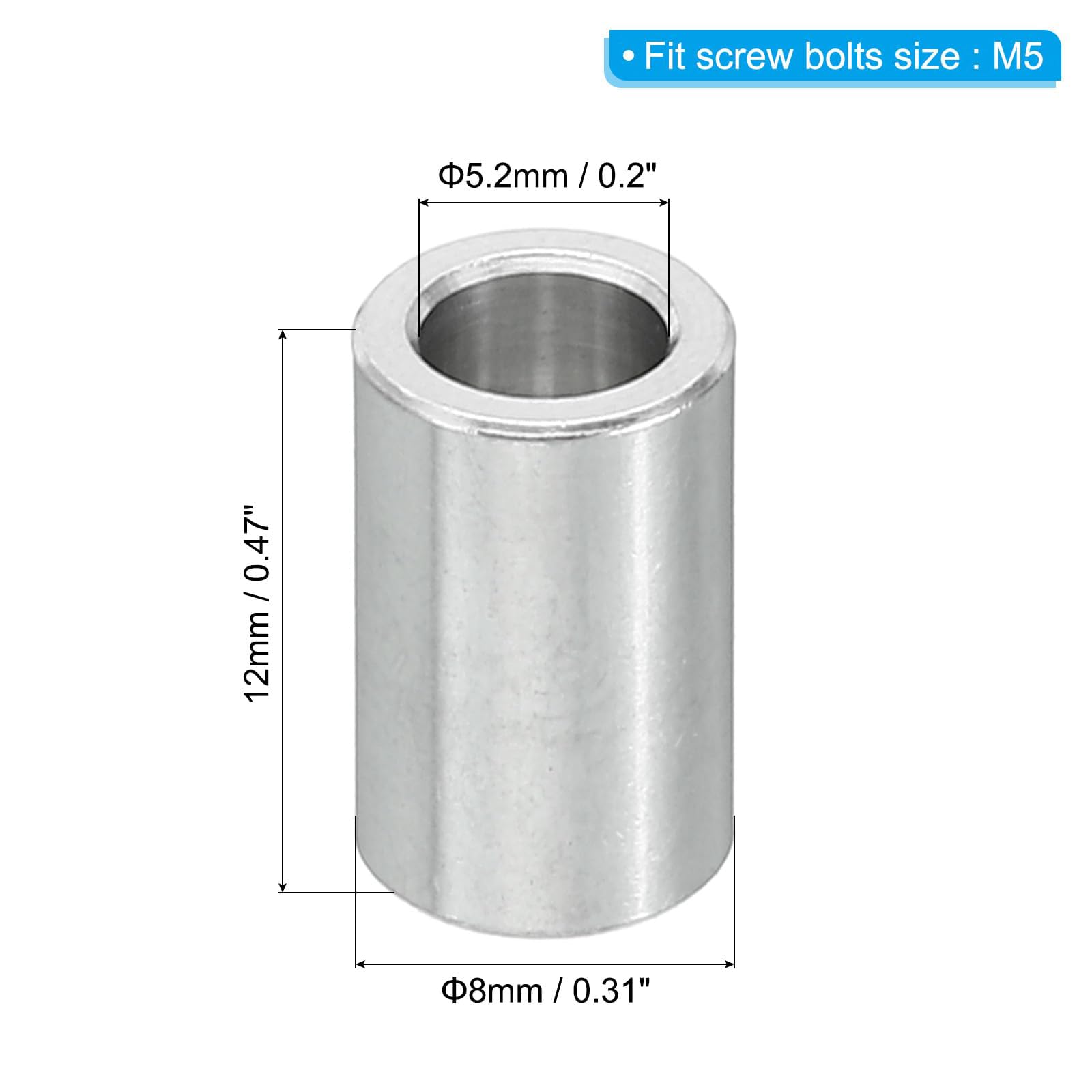 Unifizz M5 Aluminium Spacers - Image 2