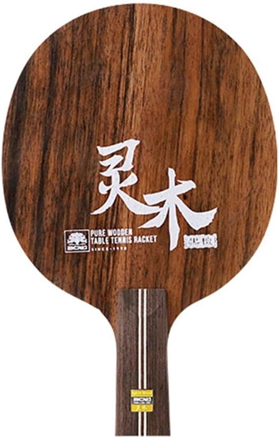 Seven-Layer Table Tennis With Sandalwood Core For Balanced Offensive And Defensive Play, Professional Ping/Pong Racket Paddle Bottom Plate, Comfortable Long Handle Designshort handle