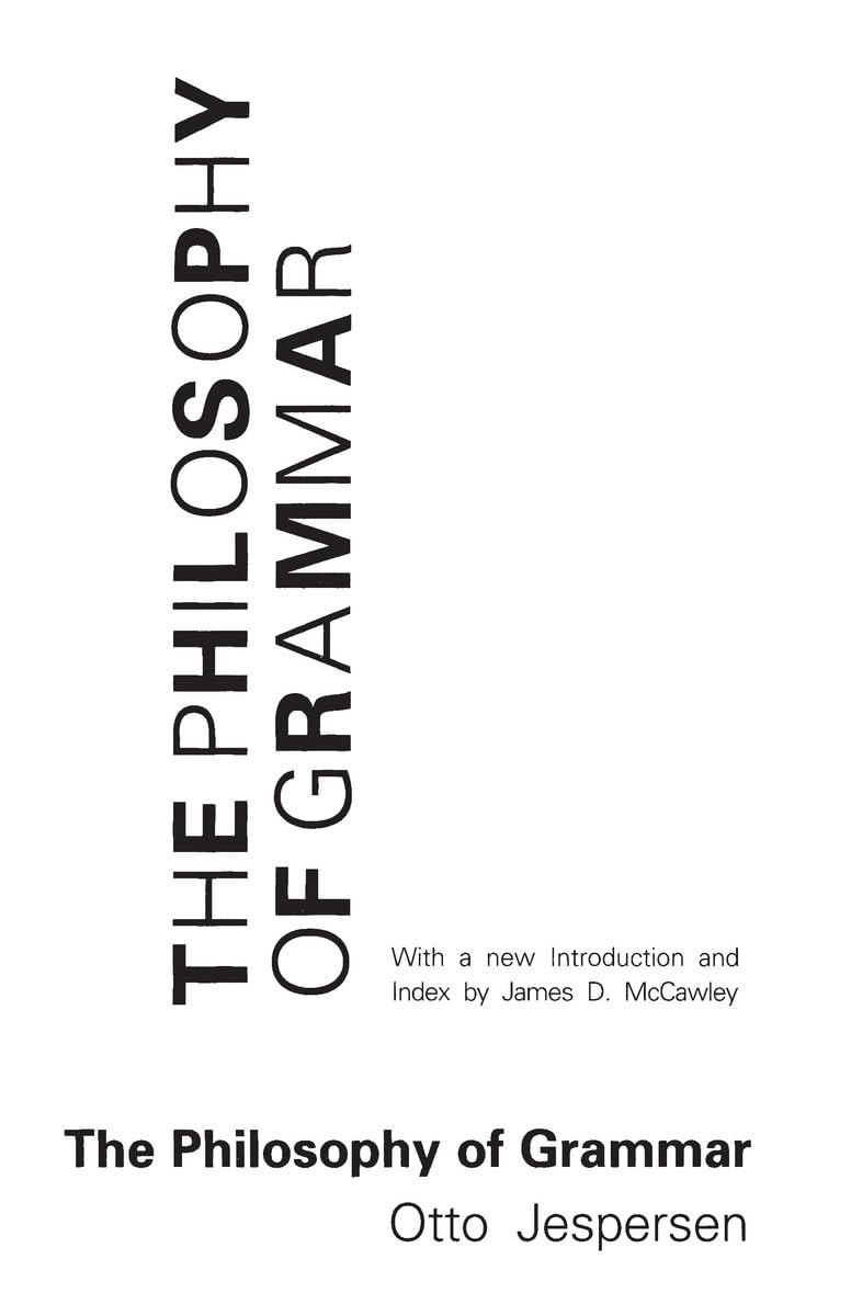 Amazon | The Philosophy of Grammar | Jespersen, Otto | Words
