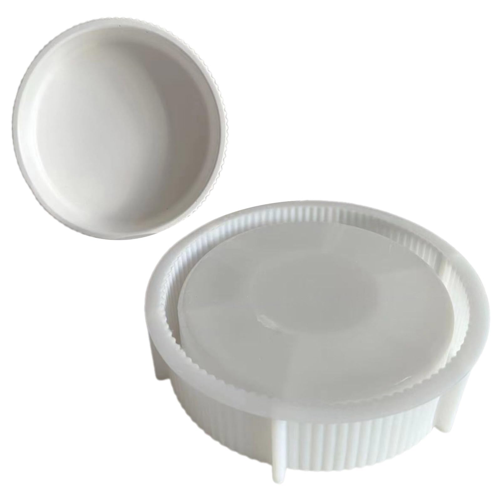 NEWFT Silicone Jewelry Box Epoxy Resin Mould Storage Bottle Mold Jar Resin Storage Box Suitable for Craft