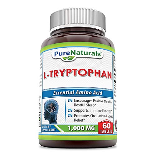 Pure Naturals L-Tryptophan 1000 Mg, 60 Count