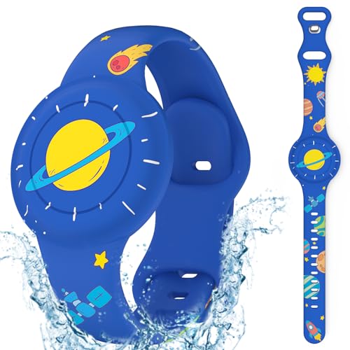 for Airtag Waterproof Watch Bracelet Kids, AirTag Holder for...