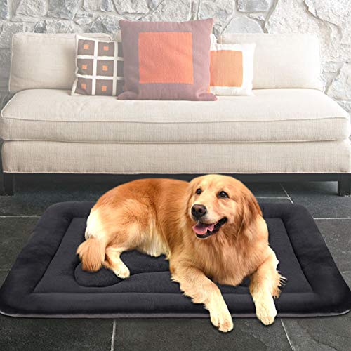 JoicyCo Dog Bed Large Crate Mat 42 in NonSlip Washable Soft Mattress