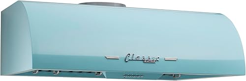 Miniatura 2 de Unique Appliances UGP-30CR RH T Classic Retro, campana extractora eléctrica con 3 velocidades de ventilador y 2 luces LED, 110-120 V, 30 pulgadas,