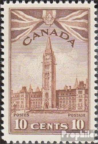 Prophila Collection Briefmarke Kanada 224A – Postfrisch MNH, Jahrgang 1942, Kriegsproduktion