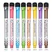 Produktbild THREE Bürobedarf Schreibwaren 1 Whiteboard-Magnetstift, Löschbar, Trocken, Weiße Tafel, Marker, Magnet-Radiergummi, Büro, Schulbedarf, 8 Farben Erhältlich, A
