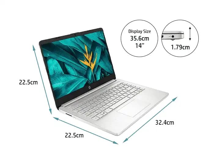 Image of HP Laptop 14s, 12th Gen Intel Core i5-1240P, 14-inch (35.6 cm), FHD, 8GB DDR4, 512GB SSD, Intel Iris Xe Graphics, Backlit KB, Thin & Light, Dual Speakers (Win 11, MSO 2021, Silver, 1.46 kg), dq5007TU