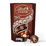 Lindt   Cornet LINDOR   Chocolat aux Noisettes   Cœur Fondant, 200g