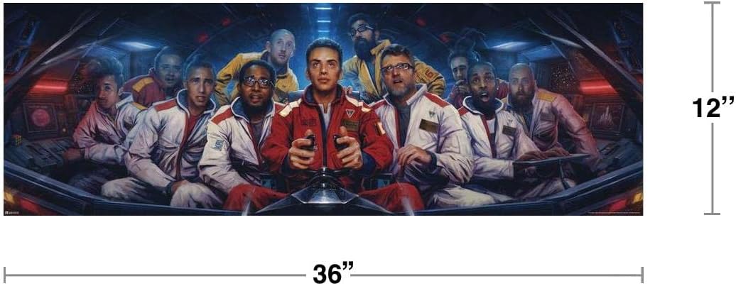 Logic Poster Rapper Merch The Incredible True Story Cool Wall Art Print Poster 36x12 image 3