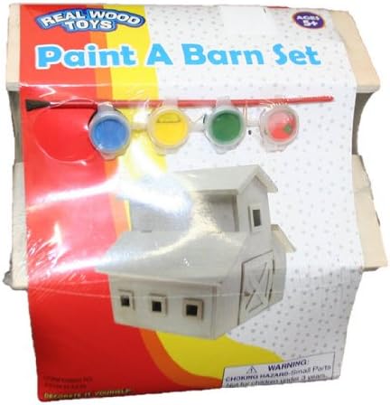 Real Wood Toys Paint a Barn Set - Ages 5+