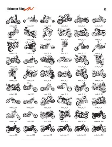Motorcycle Biker Clipart-Vinyl Cutter Plotter Clip Art Images-Sign Design Vector Art Graphics CD-ROM