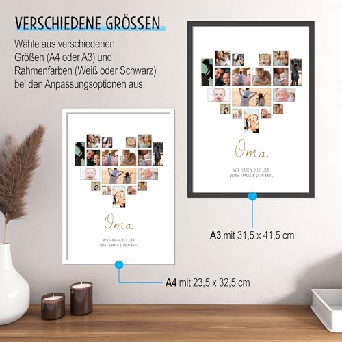 OWLBOOK® Personalisierte Geschenke für Oma Fotogeschenke für Oma Geschenke zum Geburtstag Geburtstagsgeschenke für Oma… – Ansicht 4