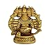 eSplanade Brass Panchmukhi Hanuman Anjaneya Pavan Putra Bajrangbali Idol Murti Moorti Statue (2.5 Inch)