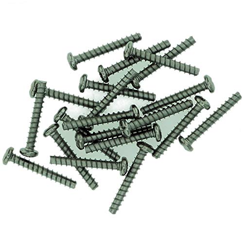 Image of D2.5 (2.5mm x 6mm) Pozi Pan Screws for Plastic (Trilobular) - Stainless Steel (A2) (Pack of 20)