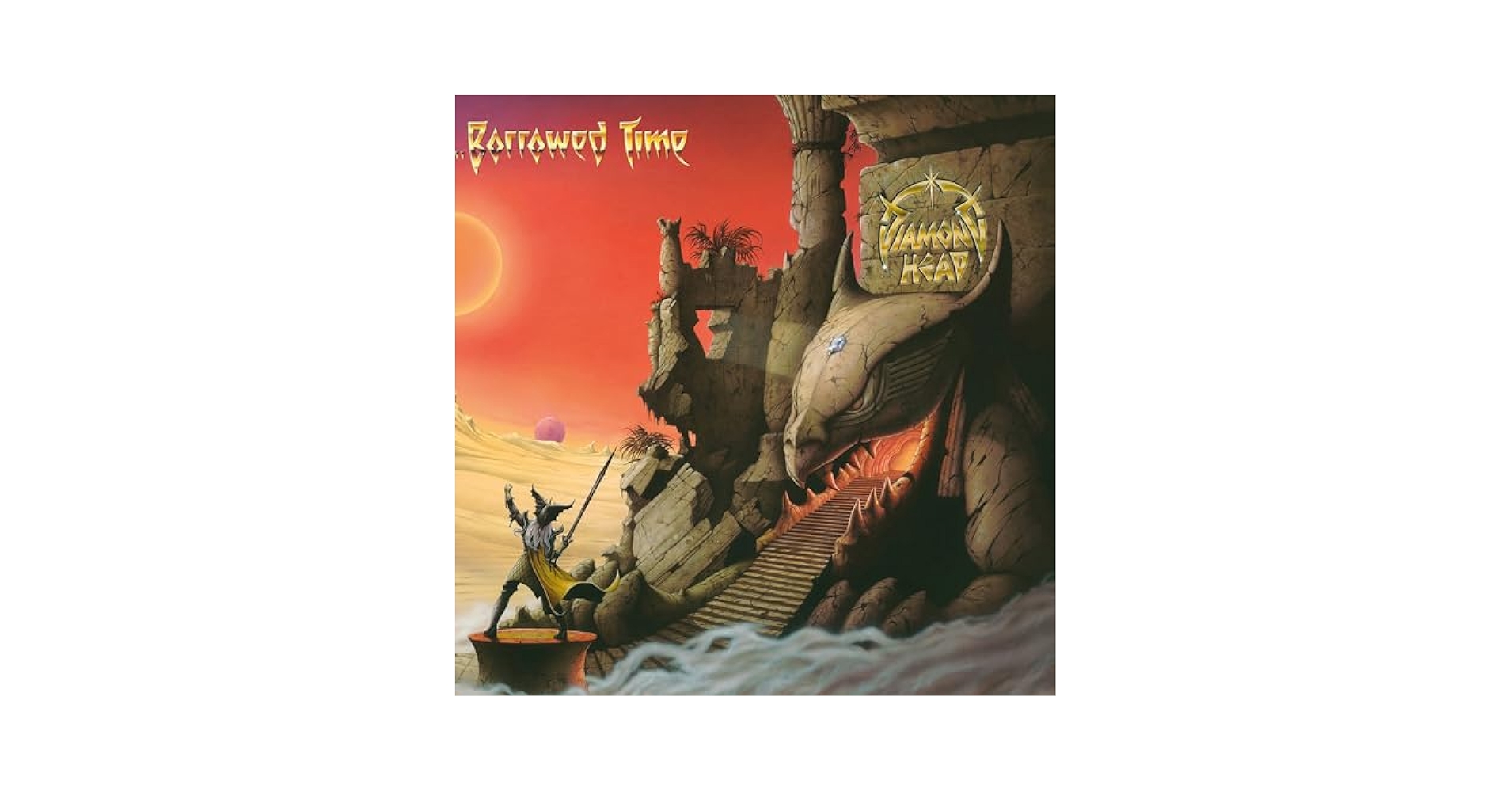 DIAMOND HEAD/Borrowed Time1982年UK盤LPレコード Diamond Head / ダイヤモンド・ヘッド – Borrowed Time / 偽りの