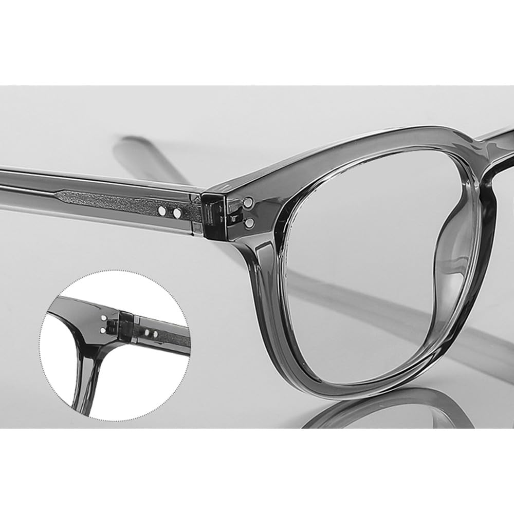 klasyczne męskie okulary retro przezroczyste soczewki kwadratowe okulary ramka damskie szare przezroczyste octanowe męskie