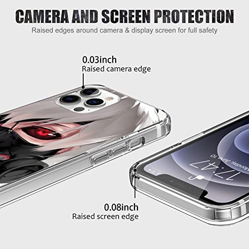 Iphone 14 Pro Max Case, Full Body Protection Shockproof Protective Phone Clear Case Slim Thin Cover (Anime-Tokyo-Ghoul-Comic-3) #TOP1