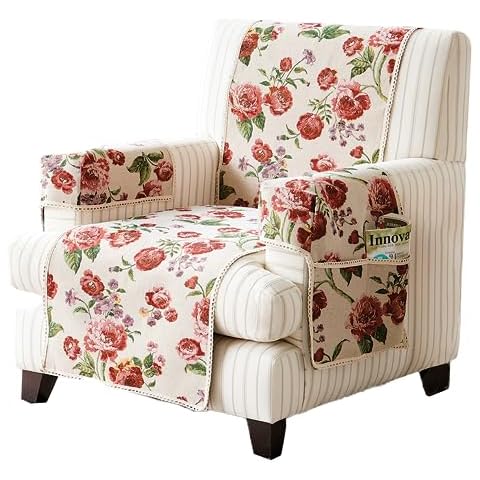 Easylife Tapestry Rose Armchair Covers Cover