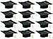 Childs Graduation Caps, Hats for Graduation Ceremony, 12 Felt Caps with Gold Tassels