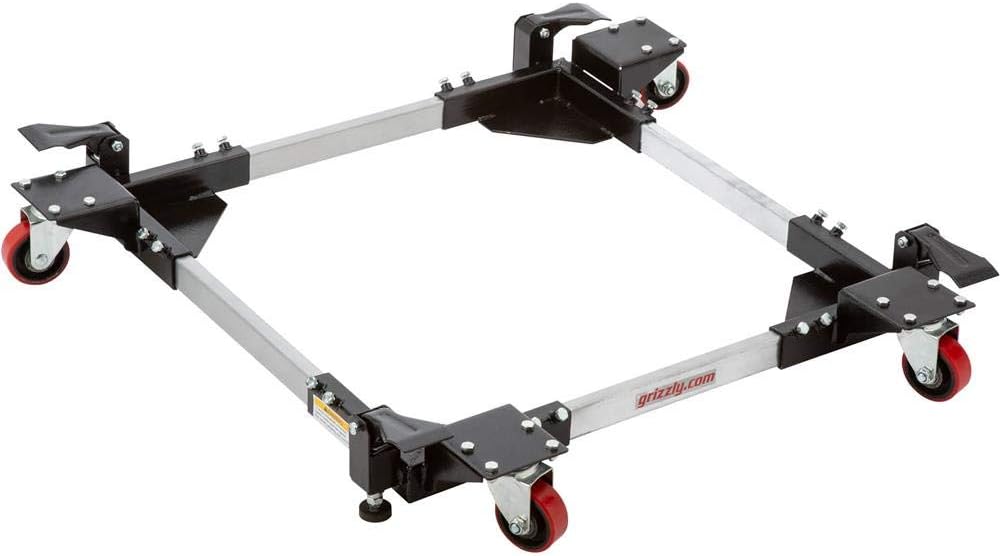 Grizzly Industrial T31566 - Bear Crawl All-Swivel HD Mobile Base